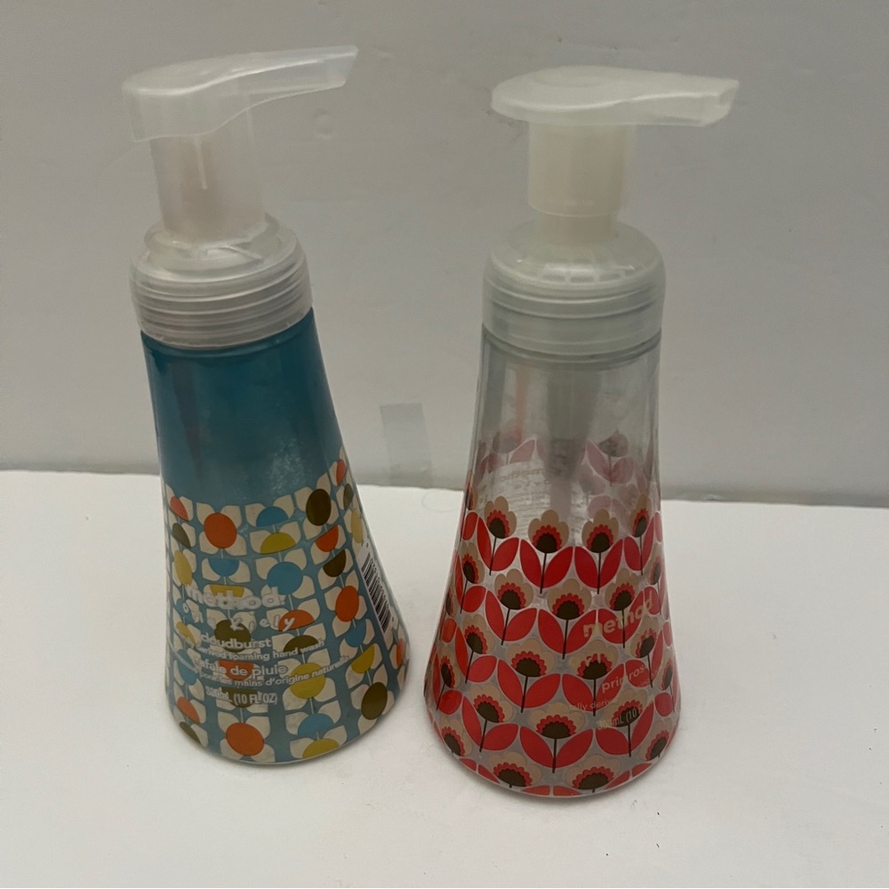 ORLA KIELY empty pump soap, dispensers, plastic, iconic design, bathroom kitchen